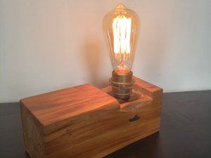 jk bespoke rimu block lamp